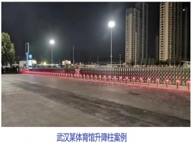 武漢某體育館升降柱現(xiàn)場(chǎng)案例